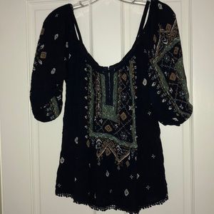 urban outfitters cold shoulder top